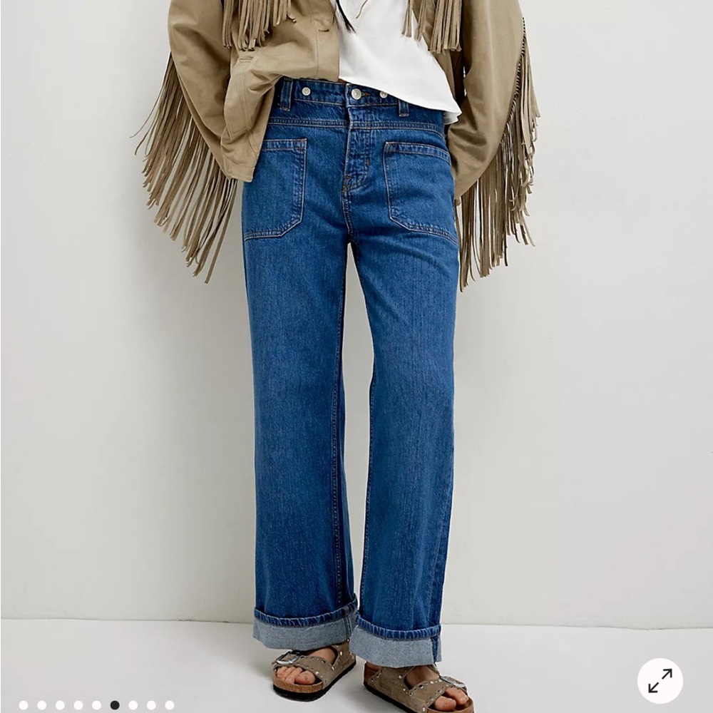 Classic Blue Women's we the free, free people jeans
